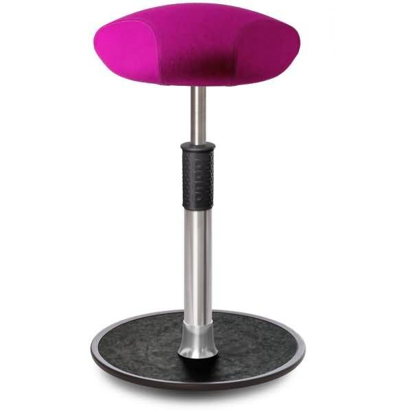 Sitz- Stehhocker Free Tall Triangel kvadrat Divina Mel. Pink Chrom /schwarz