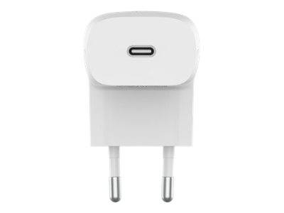 Belkin BoostCharge - Netzteil - PPS Technology - 20 Watt - 3 A - Power Delivery 3.1 (24 pin USB-C)