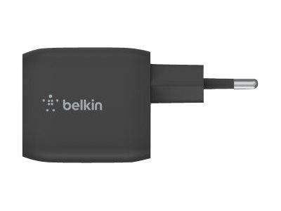 Belkin BoostCharge Pro - Netzteil - PPS- und GaN-Technologie - 45 Watt - 3 A - Fast Charge, PD 3.0 - 2 Ausgabeanschlusss