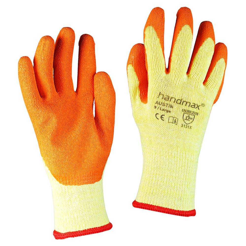 ETERNASOLID handmax Baustellen-Handschuhe Austin, Größe 8 / Größe M, 12 Paar/Pack