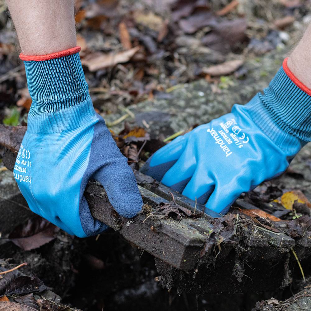 ETERNASOLID handmax wasserdichte Handschuhe Detroit, Größe 9 / Größe L, 12 Paar/Pack