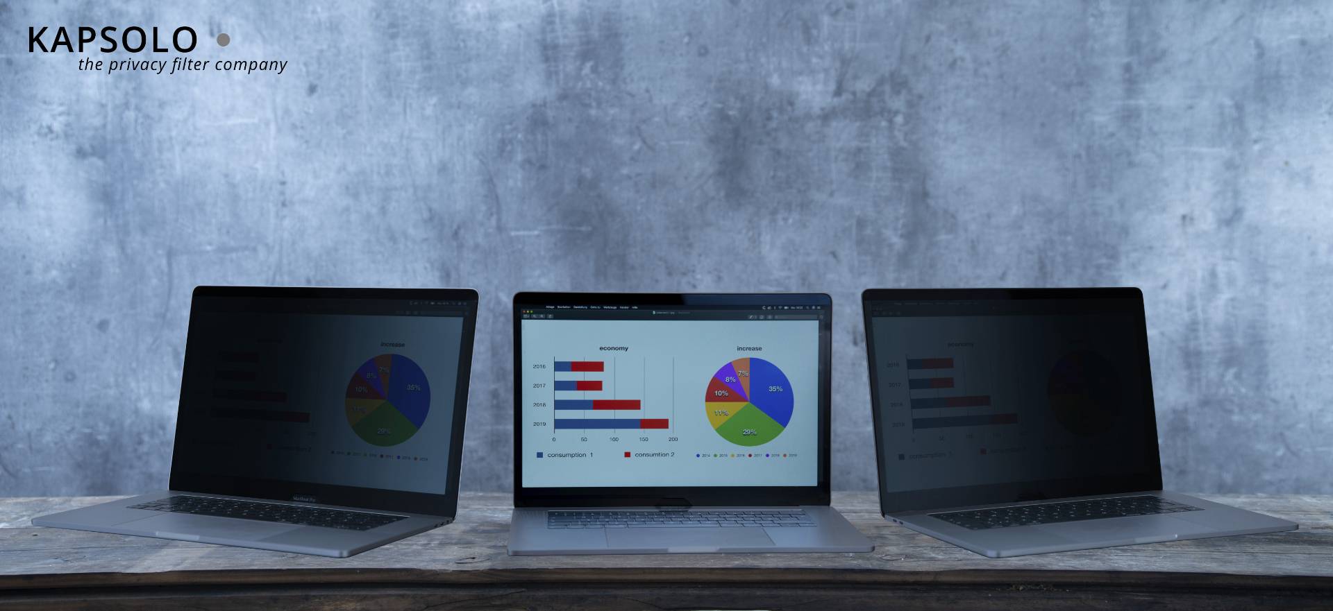 KAPSOLO 2-wege Blickschutzfilter abnehmbar für MacBook Air 13 M2 (2022), M3 (2024) edge to edge