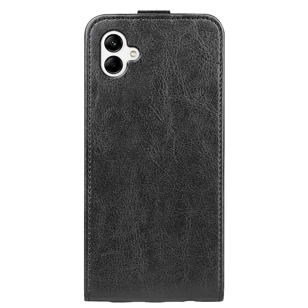 Für Samsung Galaxy A04 Fliptasche Premium Schwarz Hülle Case Cover Schutz Zubehör Etui Neu