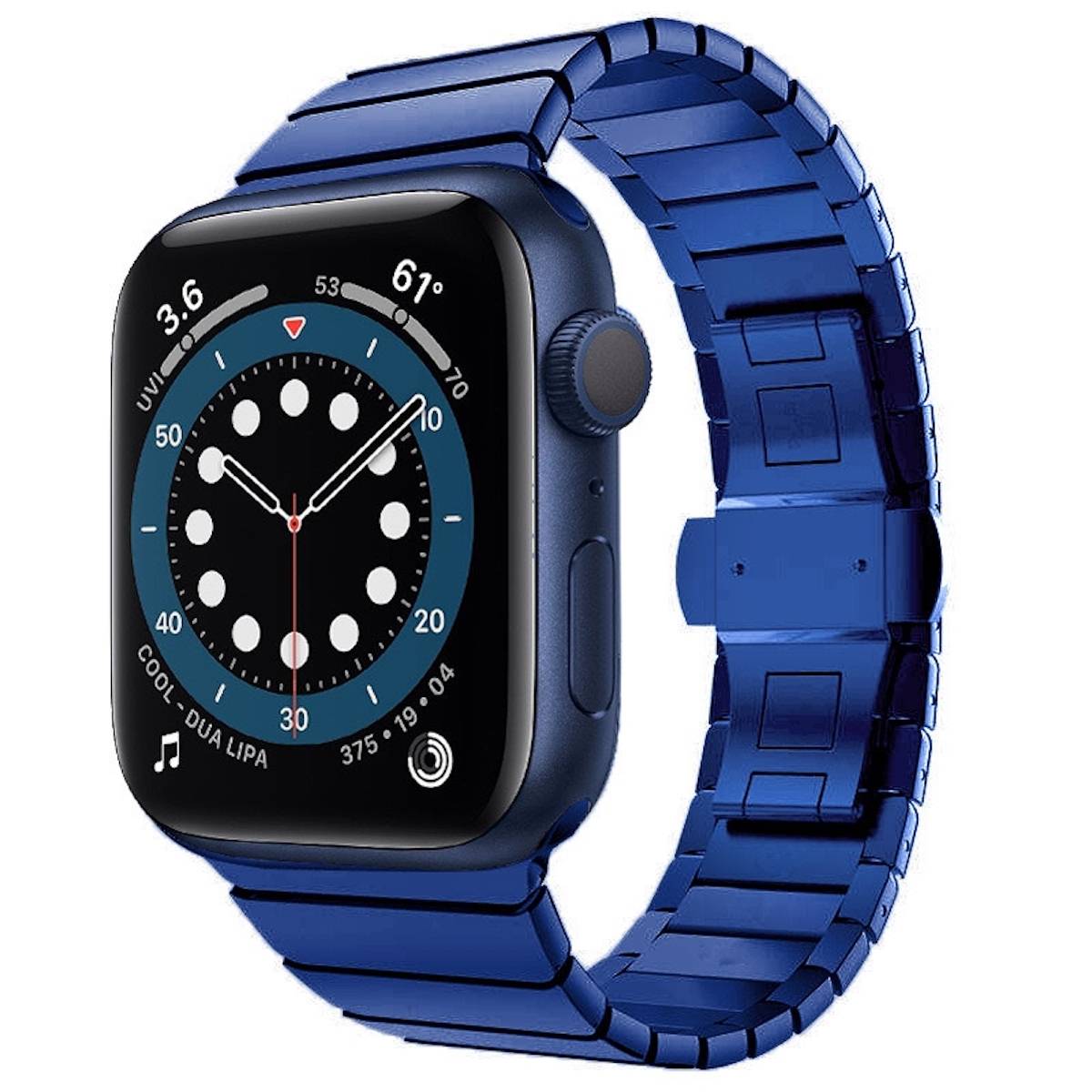 Für Apple Watch Series 10 42mm / 9 8 7 41 / 6 SE 5 4 40 / Blau Armband