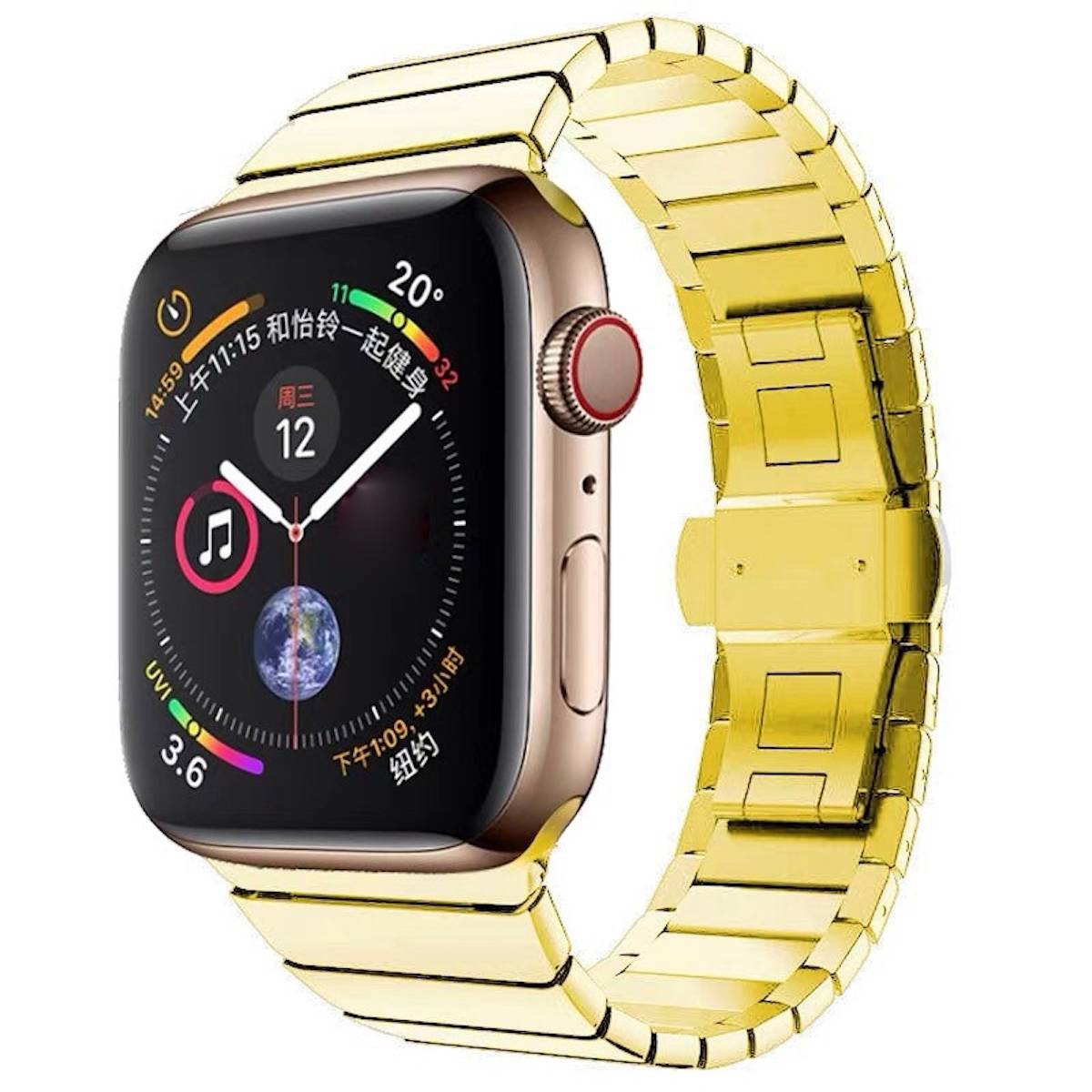Smartwatch Armband Metall für Apple Watch 49mm / 46mm / 45mm / 44mm Butterfly