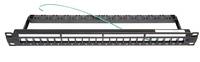CommScope 0-2153437-1 Patchpanel 24 Port sw 1HE unbestücktSchwarz