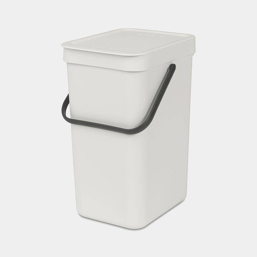 Brabantia Recyclingbehälter Sort & Go 12 l Hellgrau - Grau