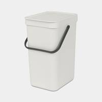 Brabantia Recyclingbehälter Sort & Go 12 l Hellgrau - Grau
