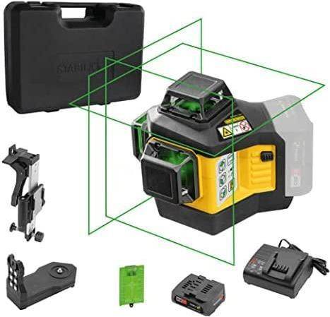 Stabila LAX 600 G, 12-V-System, 7-pcs (EU) Multilinienlaser selbstnivellierend Reichweite (max.): 40 m (19797)