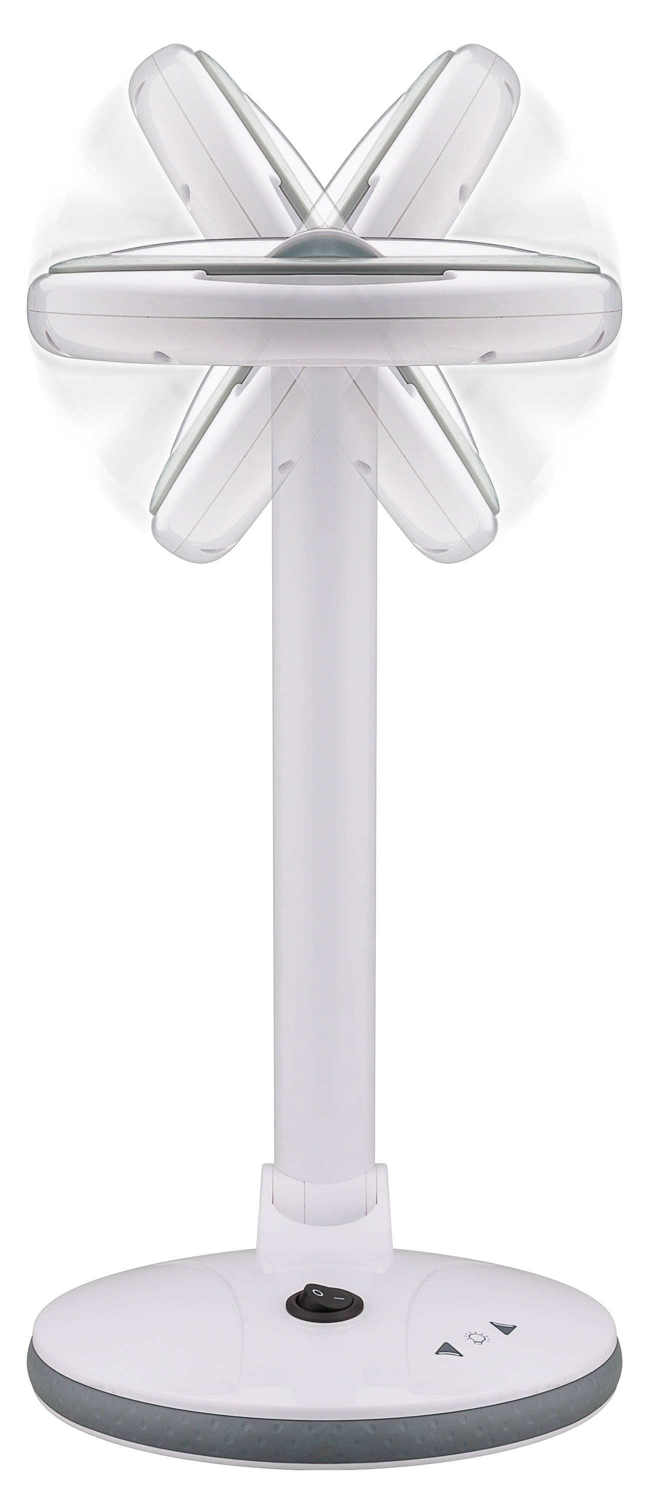 GOOBAY LED-Stand-Lupenleuchte, 6 W, 450 lm, dimmbar, weiß