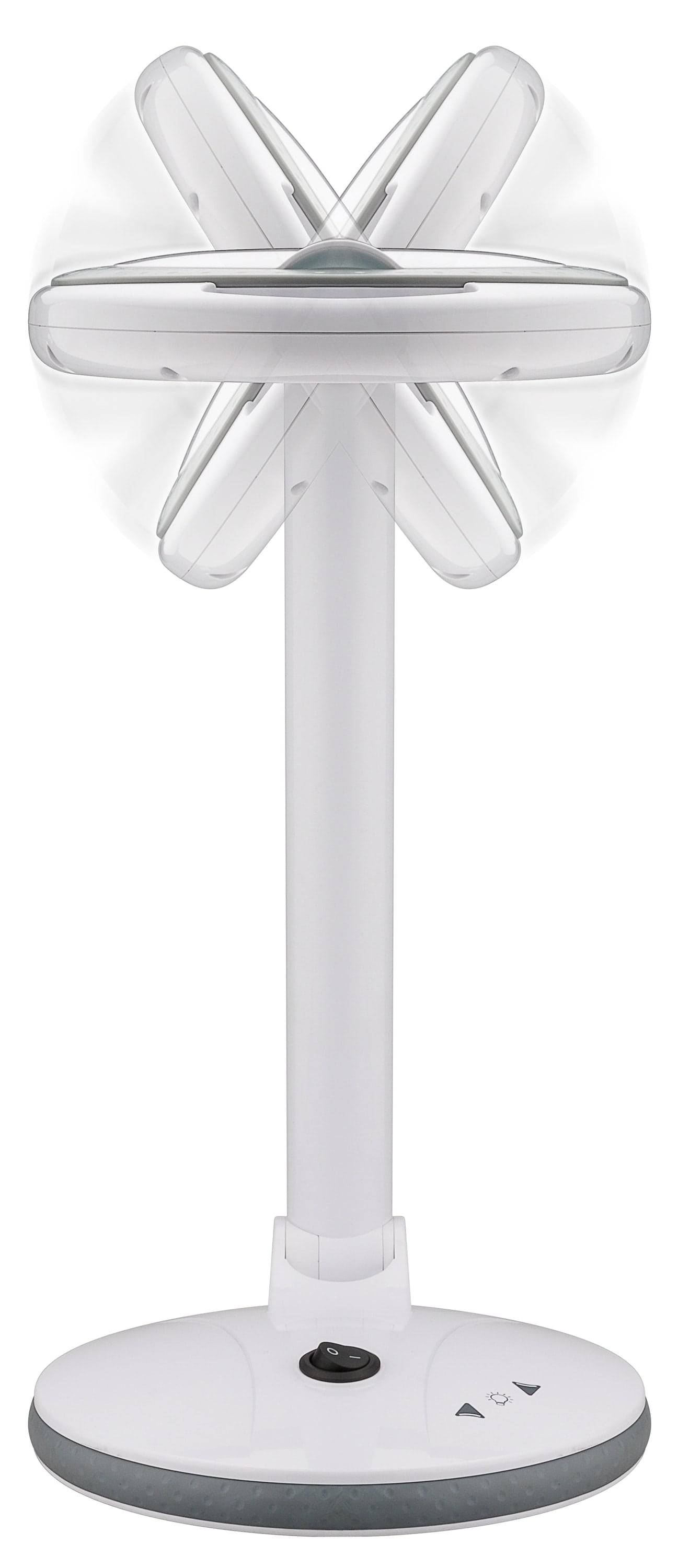 GOOBAY LED-Stand-Lupenleuchte, 6 W, 450 lm, dimmbar, weiß