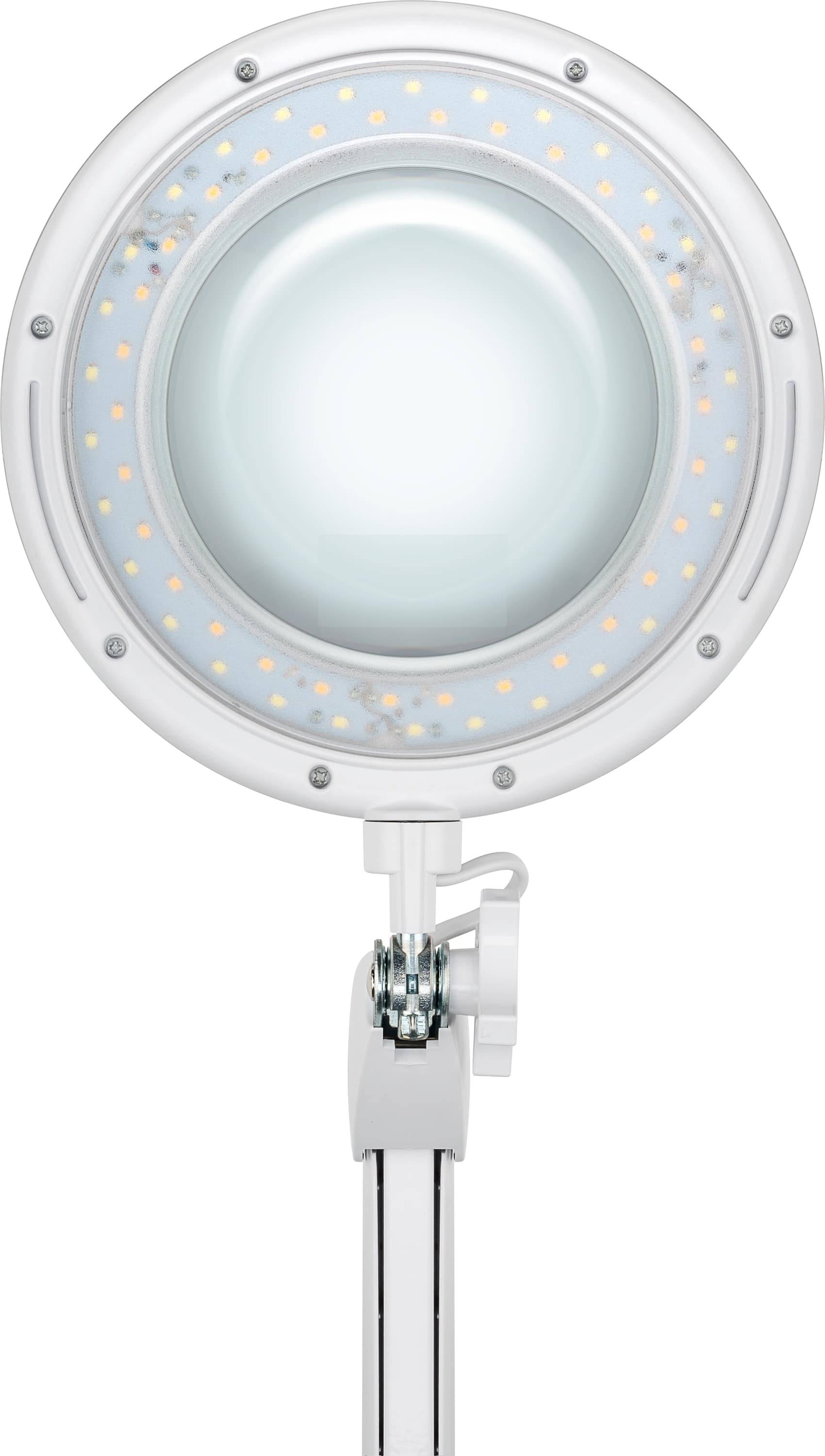 GOOBAY LED-Klemm-Lupenleuchte, 10 W, 800 lm, dimmbar, weiß