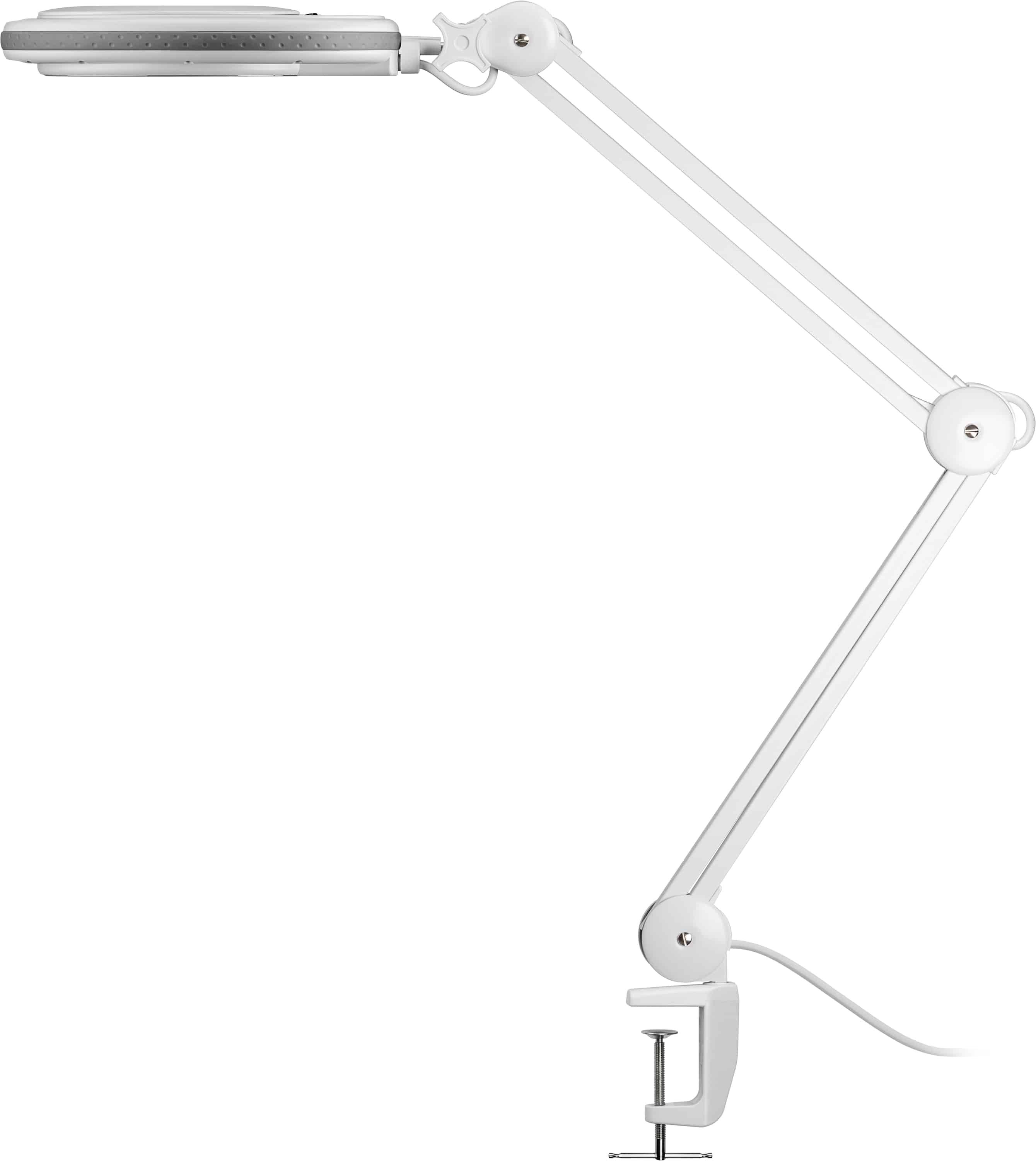 GOOBAY LED-Klemm-Lupenleuchte, 8 W, 650 lm, 1,75x Vergrößerung, weiß