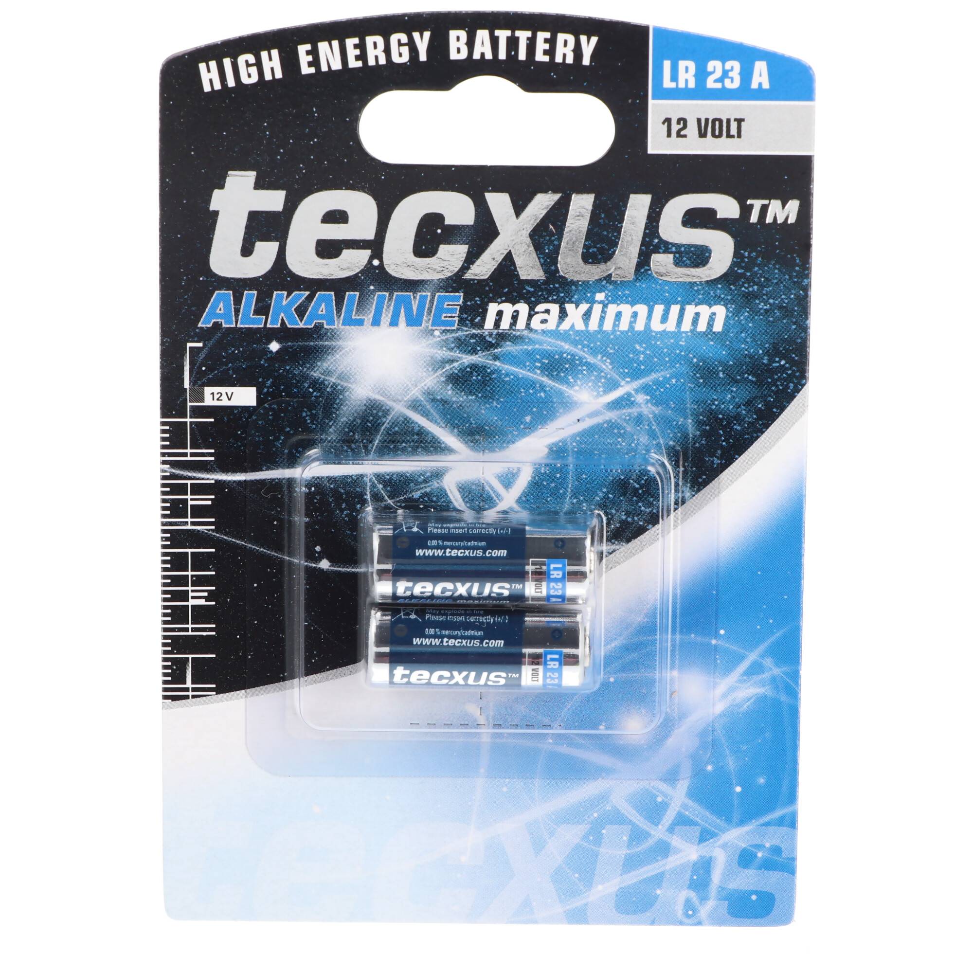 Tecxus LR23 - Alkali-Mangan Batterie (Alkaline), 12 V