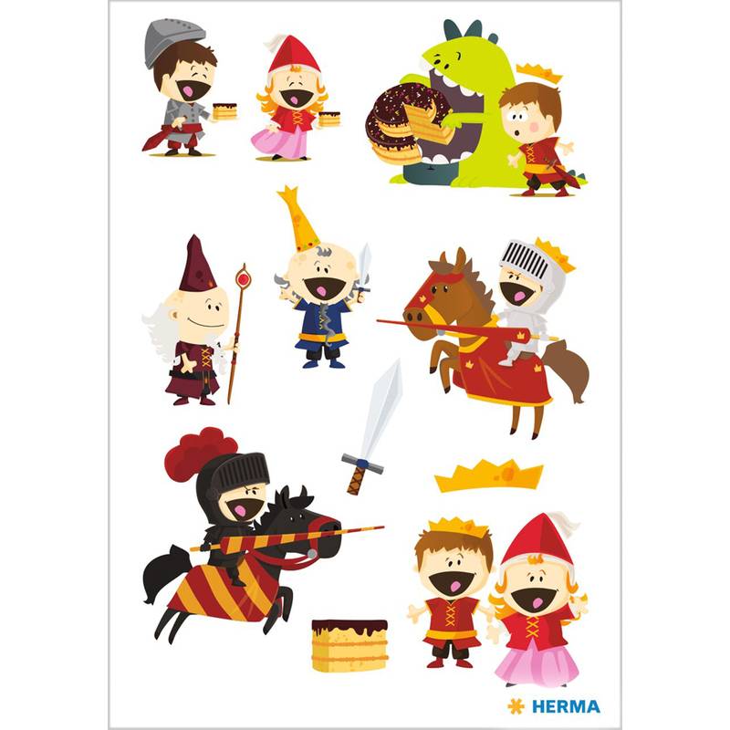HERMA Sticker DECOR "kleiner Ritter", aus Papier