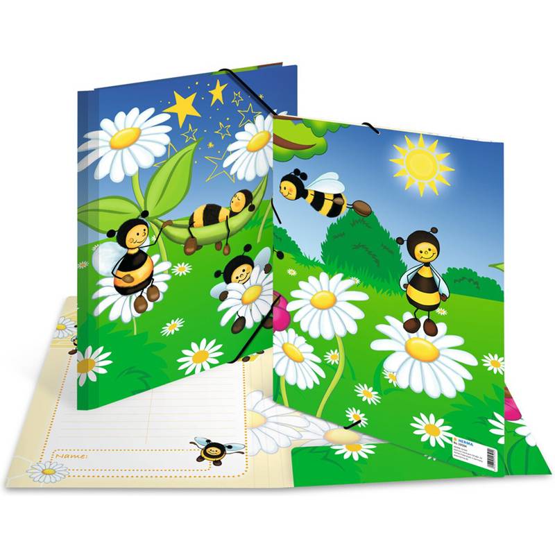 Sammelmappe A4 Karton Bienenwiese