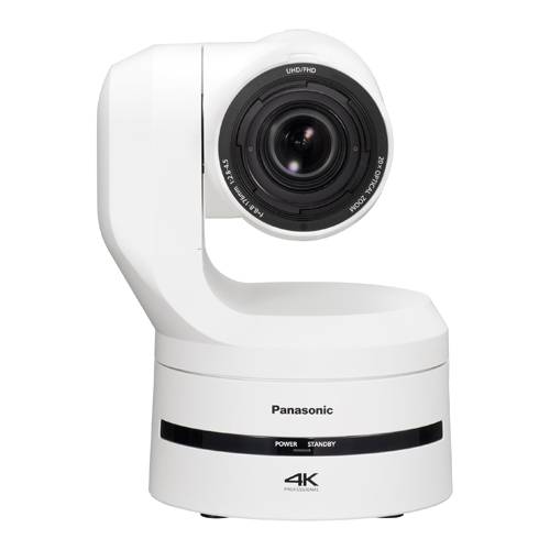 PANASONIC AW-UE160 - 4K UHD HDR PTZ-Kamera (2.160/60p | 20x optischer Zoom | 12G-SDI/3G-SDI/HDMI/Fiber | NDI HX2) - weiß