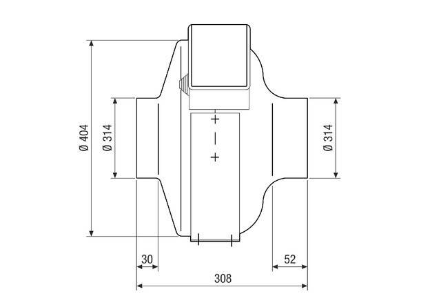 Maico Radial-Rohrventilator ERR 31/1 EC