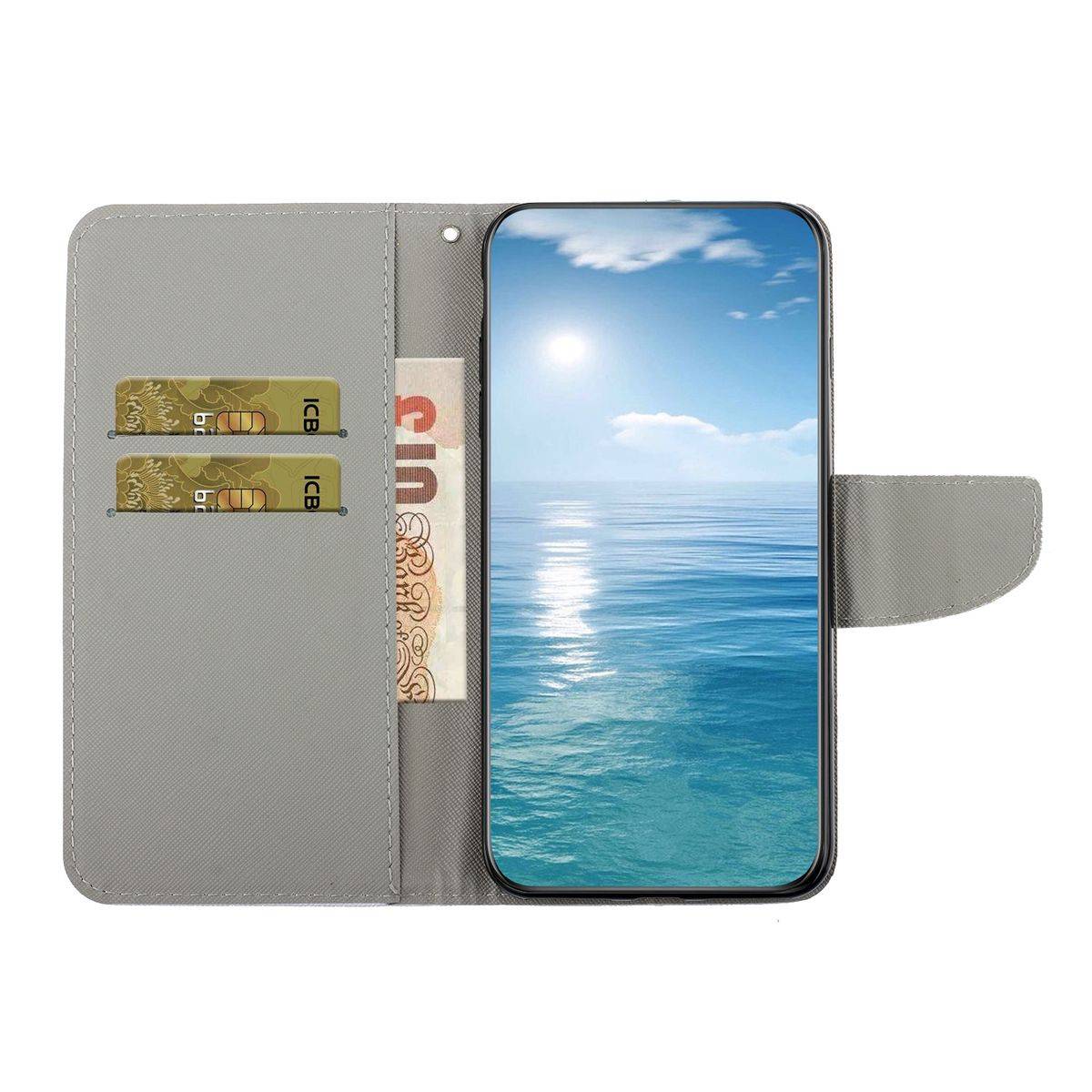 Für Xiaomi Redmi 10C Kunstleder Handy Tasche Book Motiv 4 Schutz Hülle Case Cover Etui Neu