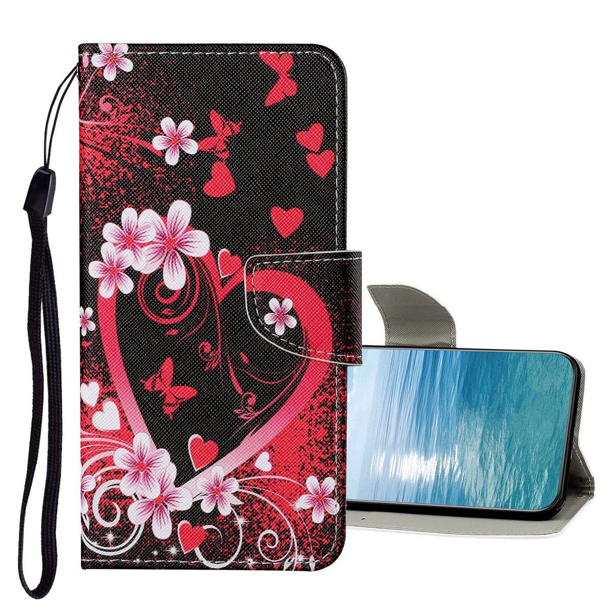 Für Xiaomi Redmi 10C Kunstleder Handy Tasche Book Motiv 5 Schutz Hülle Case Cover Etui Neu