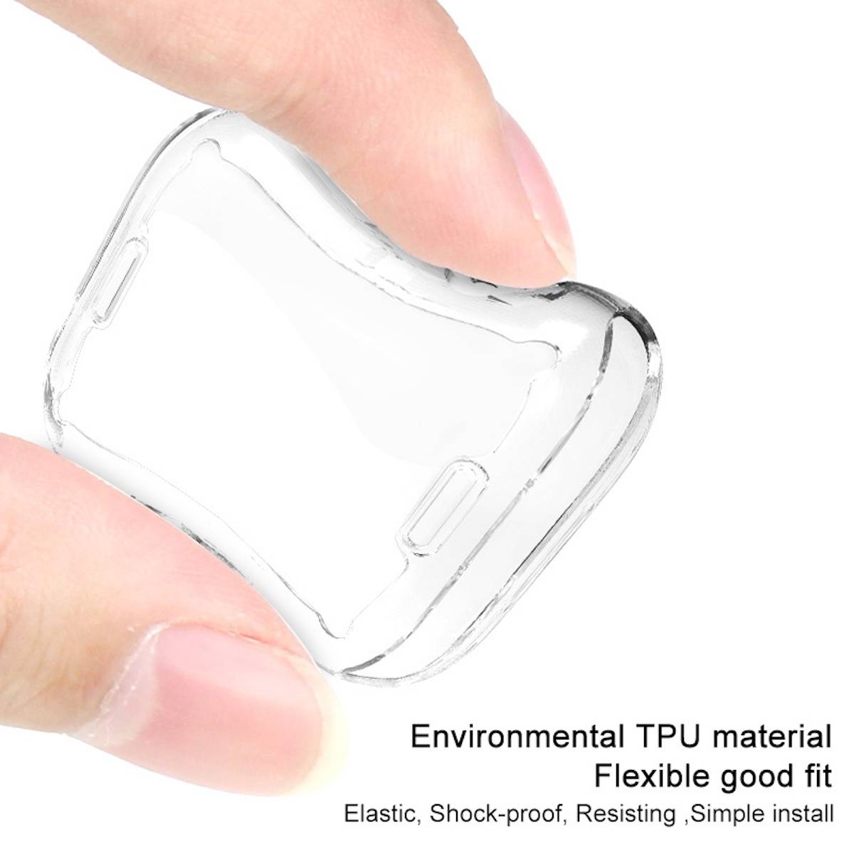 Für Apple Watch SE 2023 / 2022 40mm 360 Grad Schock TPU Silikon Hülle