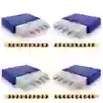 4x SkyRevolt DiSEqC Schalter 4/1 SAT Umschalter mit Wetterschutzgehäuse Switch für bis zu 4 LNB 40x F-Stecker 4x SkyRevolt DiSEqC Schalter 4/1 SAT Umschalter mit Wetterschutzgehäuse Switch für bis zu 4 LNB 40x F-Stecker