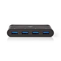 Nedis USB-Adapter USB 3.2 Gen 1 USB Type-C™ 4x USB Type-A, Schwarz4x USB Type-A