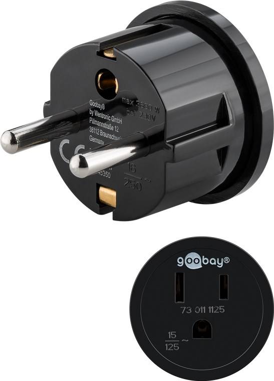 Wentronic Reiseadapter USA/Japan auf 45350