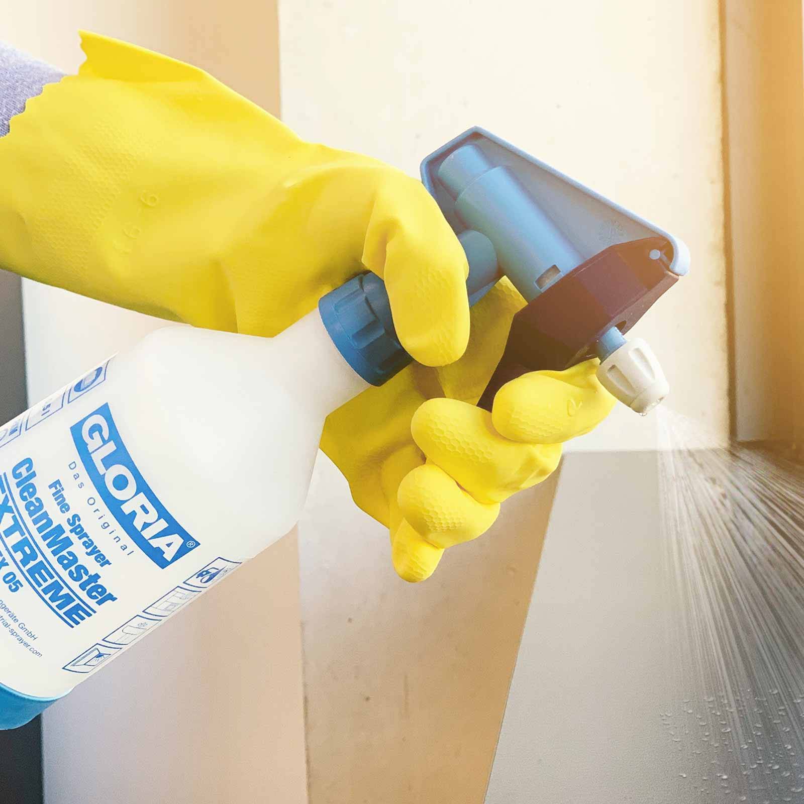 TECHNOLIT Sanitärreiniger Multikraft GELB sauer Konzentrat 2x 1 Liter inkl. Sprühflasche 500 ml