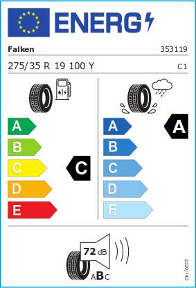 Falken AZENIS FK520 FEXM ( 275/35 R19 100Y XL runflat NBLK )