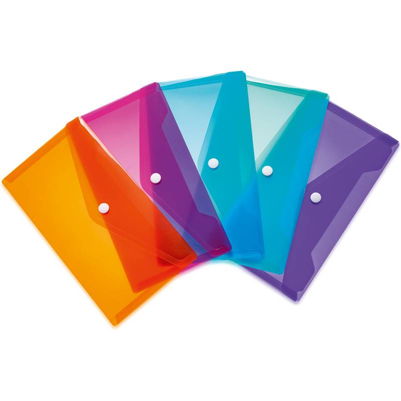 Sort. Brieftaschen DIN lang PP Trendfarben