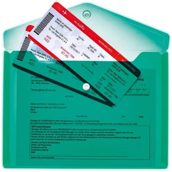 Brieftasche A5 PP dunkelgrün