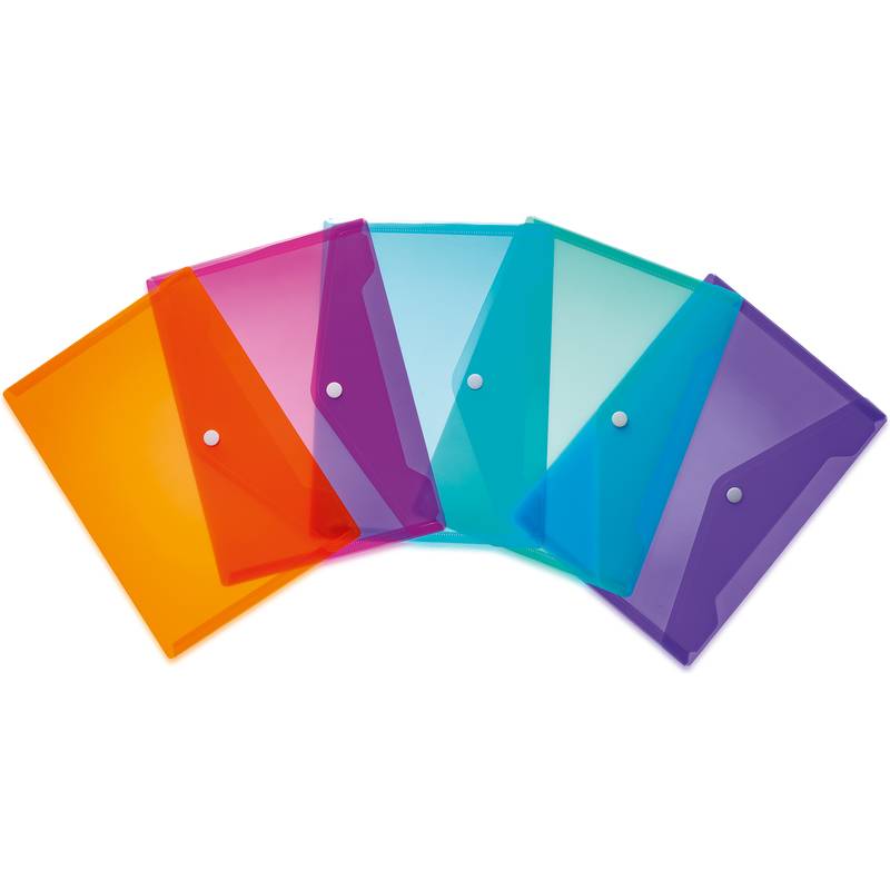 Sort. Brieftaschen DIN A5 PP Trendfarben
