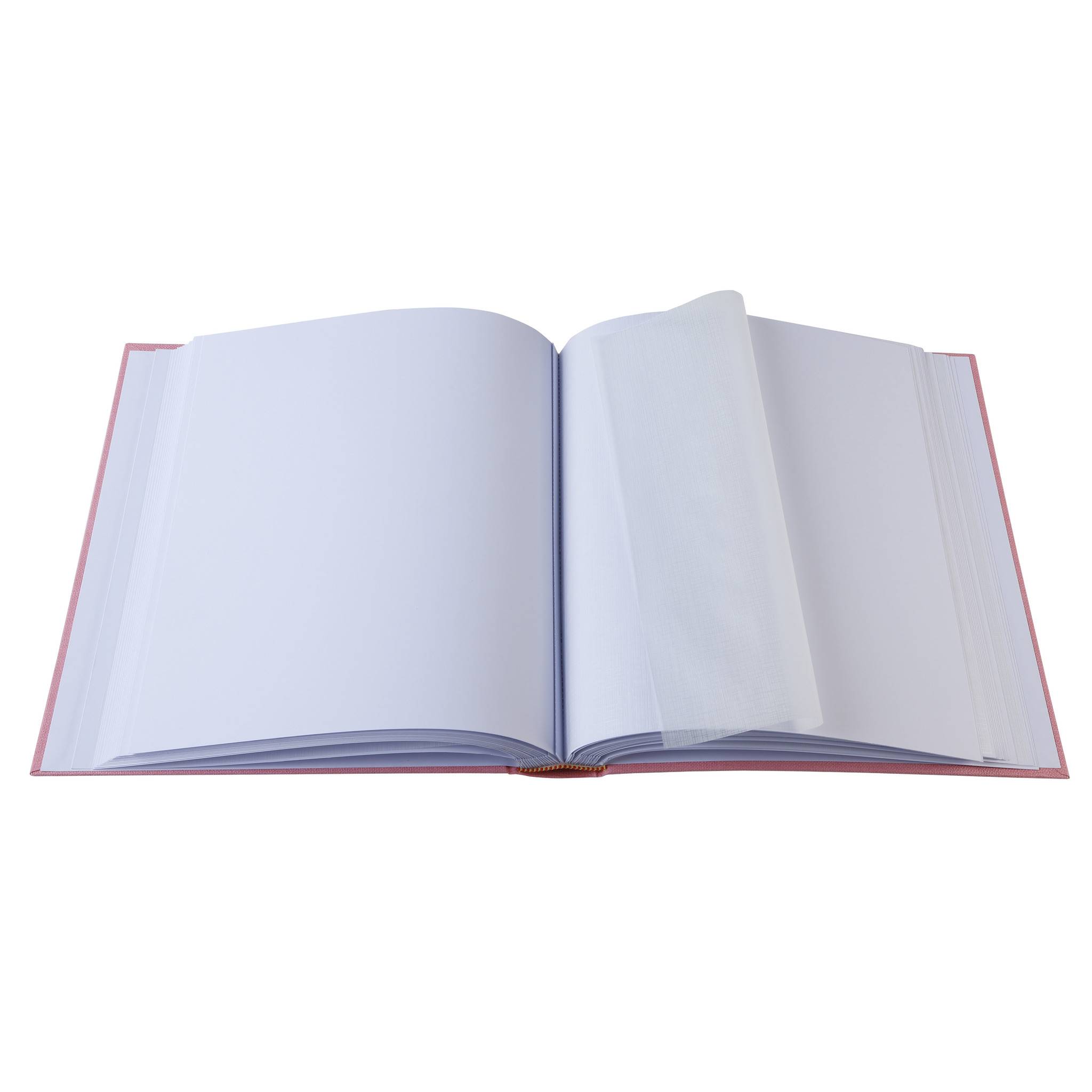 Exacompta 16566E Fotoalbum TEDDY 29x32 cm, 60 Seiten weiß, Einband Teddybär - Pink