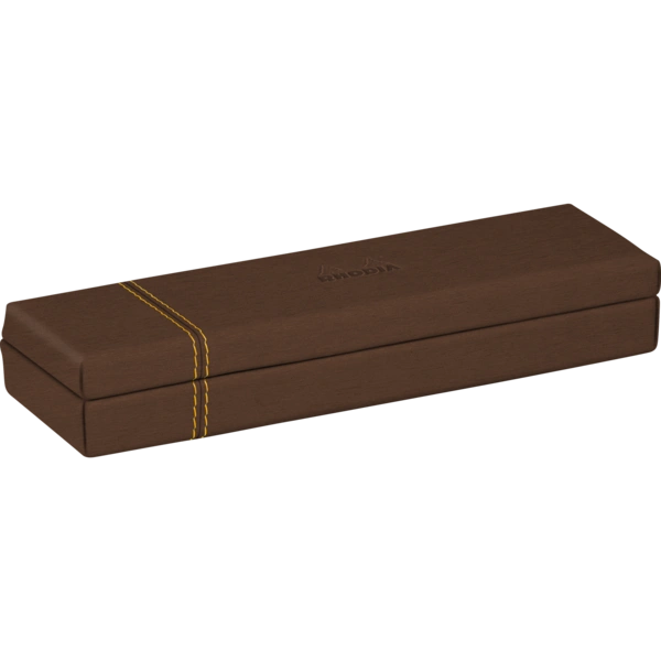 Rhodia Rhodiarama, Stiftebox aus Kunstleder, 21x5,5x3cm - Bronze 194509C Rhodia Rhodiarama, Stiftebox aus Kunstleder, 21x5,5x3cm - Bronze 194509C