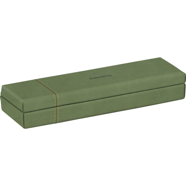 Rhodia Rhodiarama, Stiftebox aus Kunstleder, 21x5,5x3cm - Salbeigrün 194515C Rhodia Rhodiarama, Stiftebox aus Kunstleder, 21x5,5x3cm - Salbeigrün 194515C