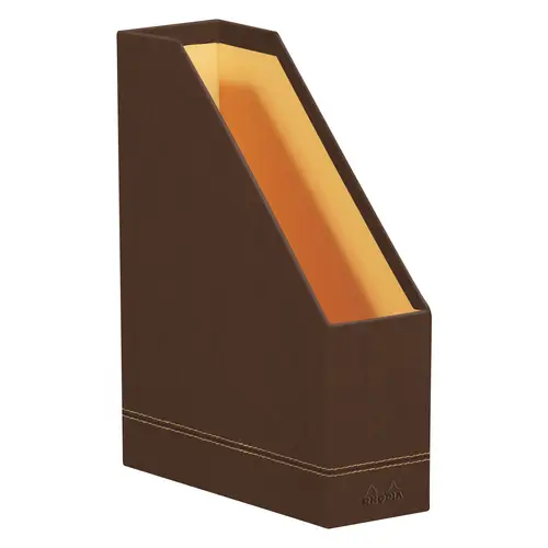 Rhodia Rhodiarama Stehsammler aus Kunstleder, 10x25x31cm - Bronze 194540C Rhodia Rhodiarama Stehsammler aus Kunstleder, 10x25x31cm - Bronze 194540C