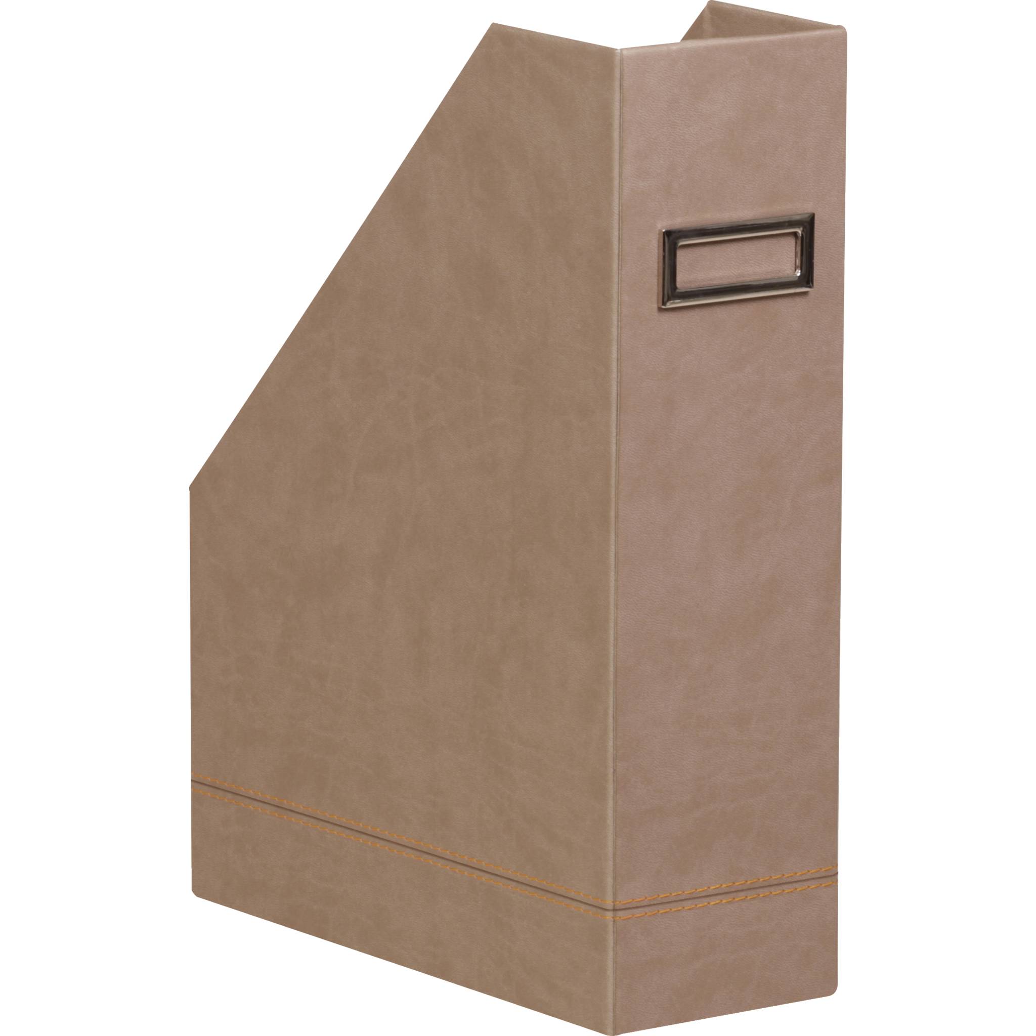 Rhodia Rhodiarama Stehsammler aus Kunstleder, 10x25x31cm - Taupe 318834C