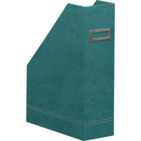 Rhodia Rhodiarama Stehsammler aus Kunstleder, 10x25x31cm - Pfaugrün 194548C Rhodia Rhodiarama Stehsammler aus Kunstleder, 10x25x31cm - Pfaugrün 194548C