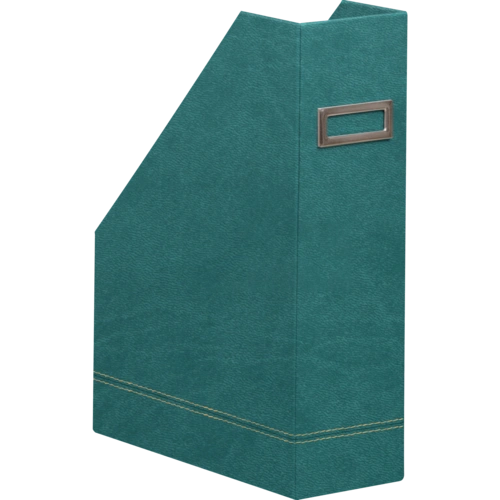 Rhodia Rhodiarama Stehsammler aus Kunstleder, 10x25x31cm - Pfaugrün 194548C Rhodia Rhodiarama Stehsammler aus Kunstleder, 10x25x31cm - Pfaugrün 194548C