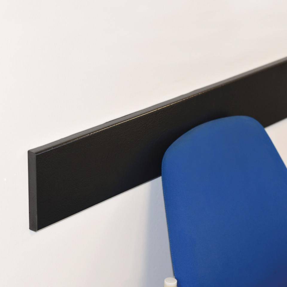 Knuffi Flächenschutzprofil Typ GIANT, selbstklebend/zum Anschrauben, schwarz, 1m
