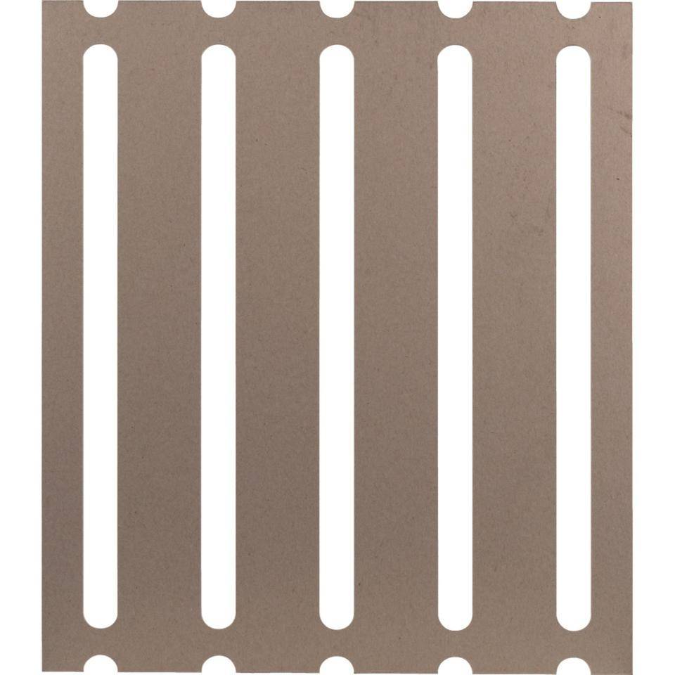 Montageschablone für 5 taktile Leitstreifen, für den Innenbereich, 340x300mm
