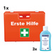 Vorteils-Set Erste-Hilfe-Koffer BASIC Pro, Koffer, Füllung, Sterillium® Gel Pure