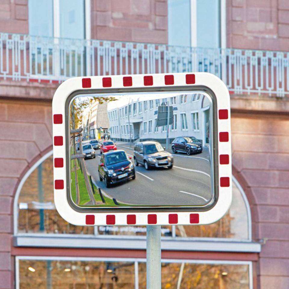 DURABEL Verkehrsspiegel IceFree ECO, beschlags- und vereisungsfrei, 450x600mm