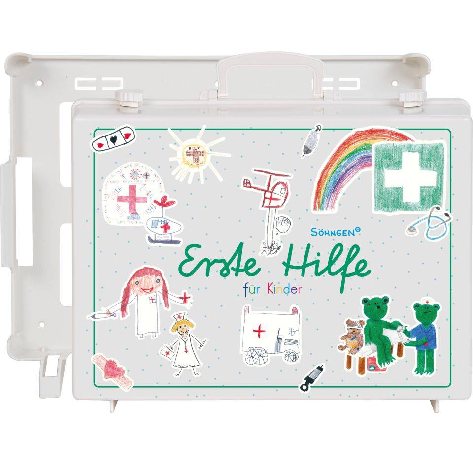 SÖHNGEN Erste-Hilfe-Koffer MT-CD Schule XS-XXL, weiß, 400x300x150mm