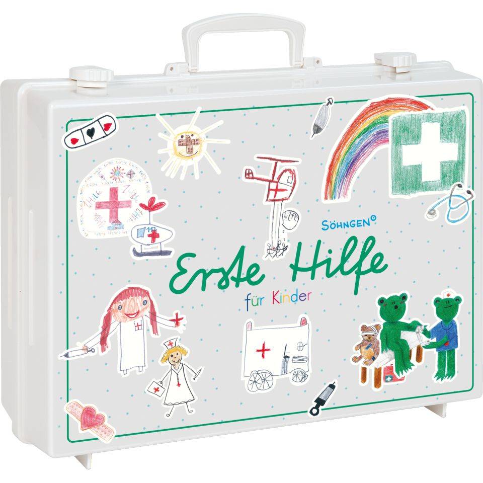 SÖHNGEN Erste-Hilfe-Koffer MT-CD Schule XS-XXL, weiß, 400x300x150mm