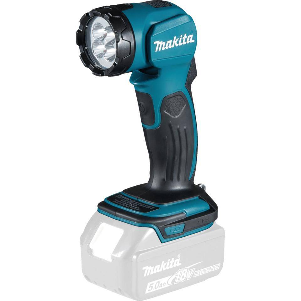 Makita LED-Akku-Handleuchte DEBDML815, Laufzeit 18V/6,0Ah 54 Stunden, 0,5W