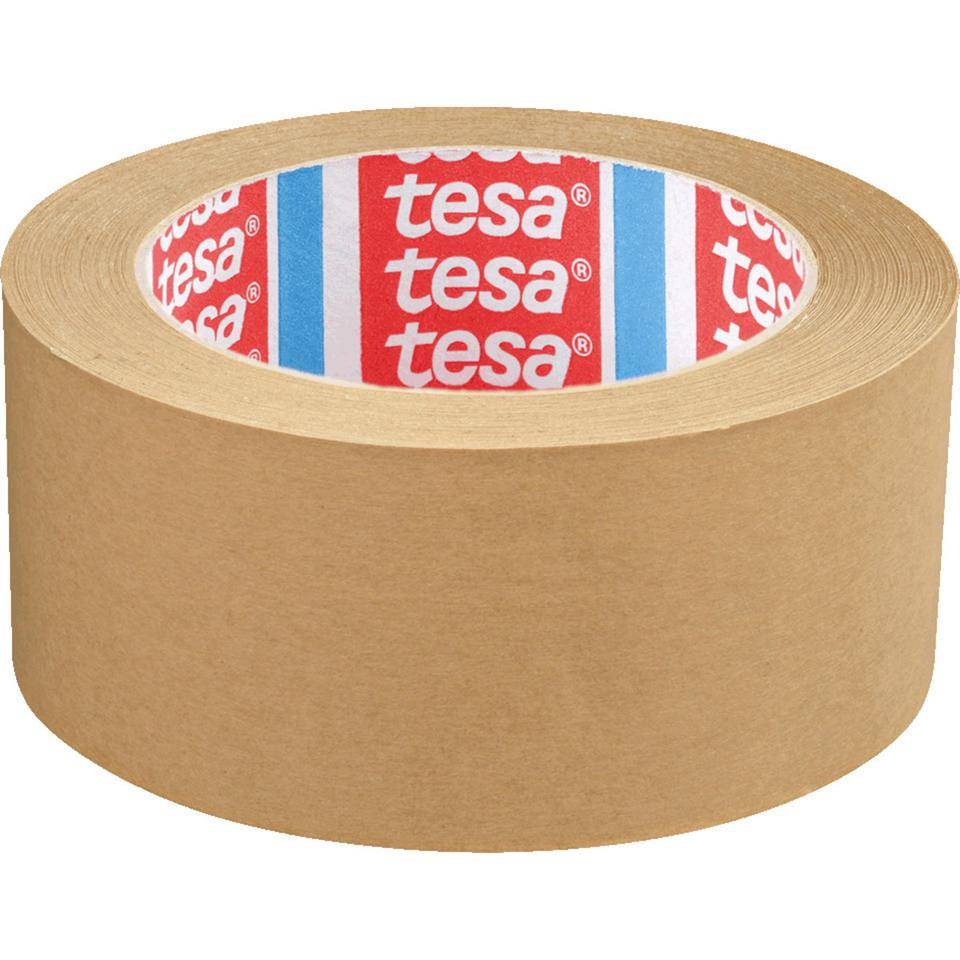 tesa® Klebeband 4313 PV10, braun, basiert auf Papier, 50 mm, 6 Rollen/VE
