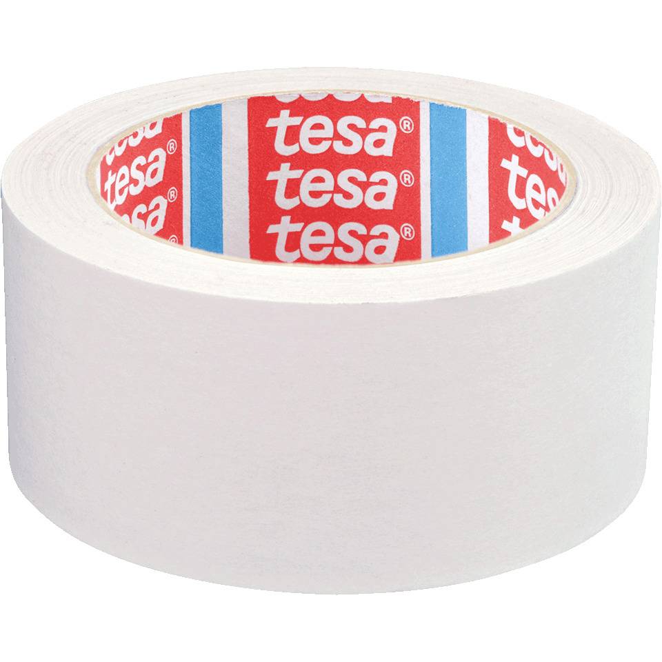 tesa® Klebeband 4313 PV10, weiß, basiert auf Papier, 50 mm, 6 Rollen/VE