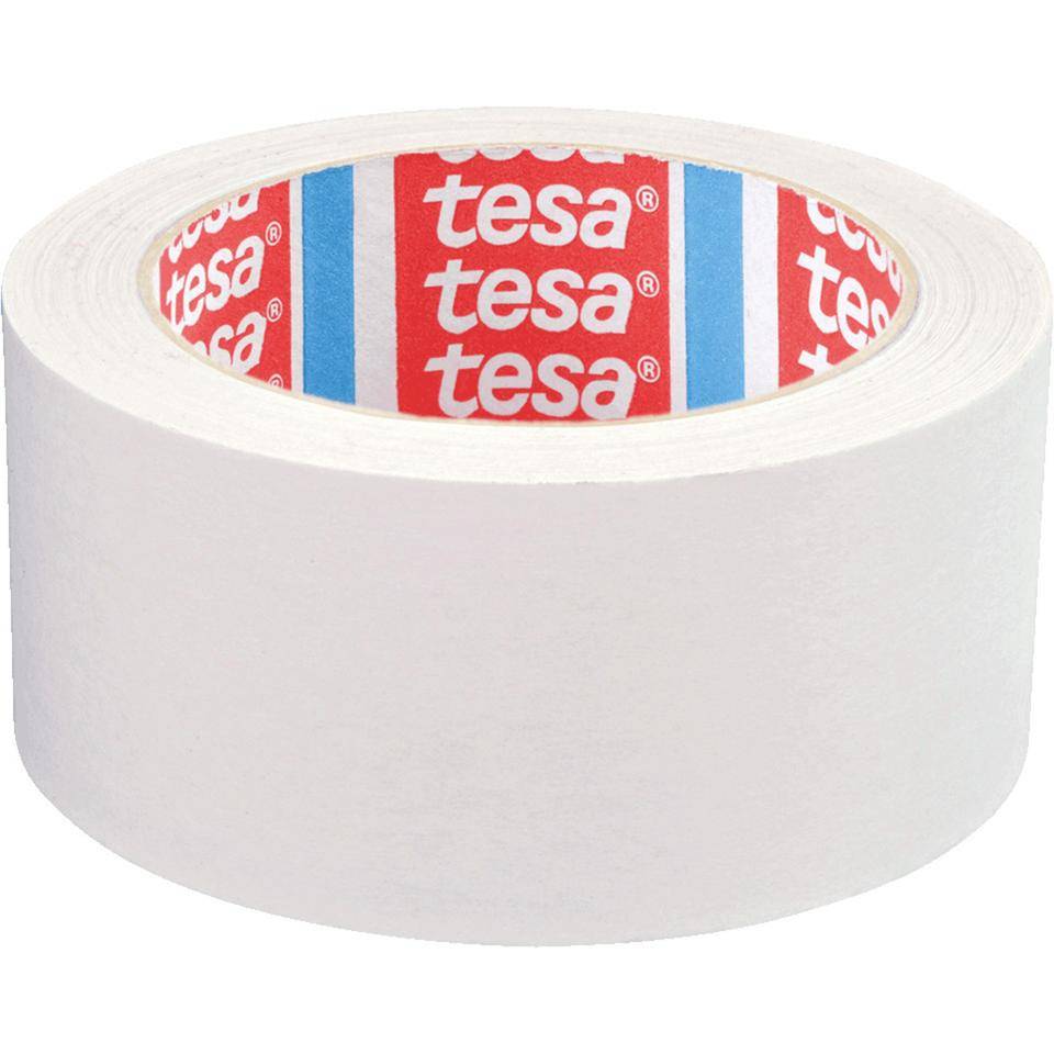 tesa® Klebeband 4313 PV10, weiß, basiert auf Papier, 50 mm, 6 Rollen/VE